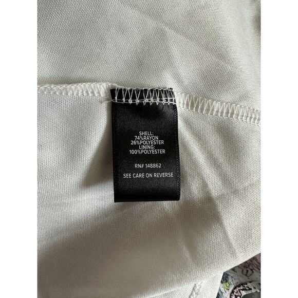 Torrid Midi Wash Gauze Tiered Dress Chessie Linework Floral Tank Pockets Size 2X - Picture 6 of 7